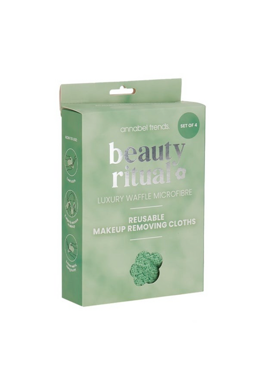 MAY TIME BEAUTY RITUAL LUXURY WAFFLE MAKEUP REMOVING CLOTHS - THE VOGUE STORE