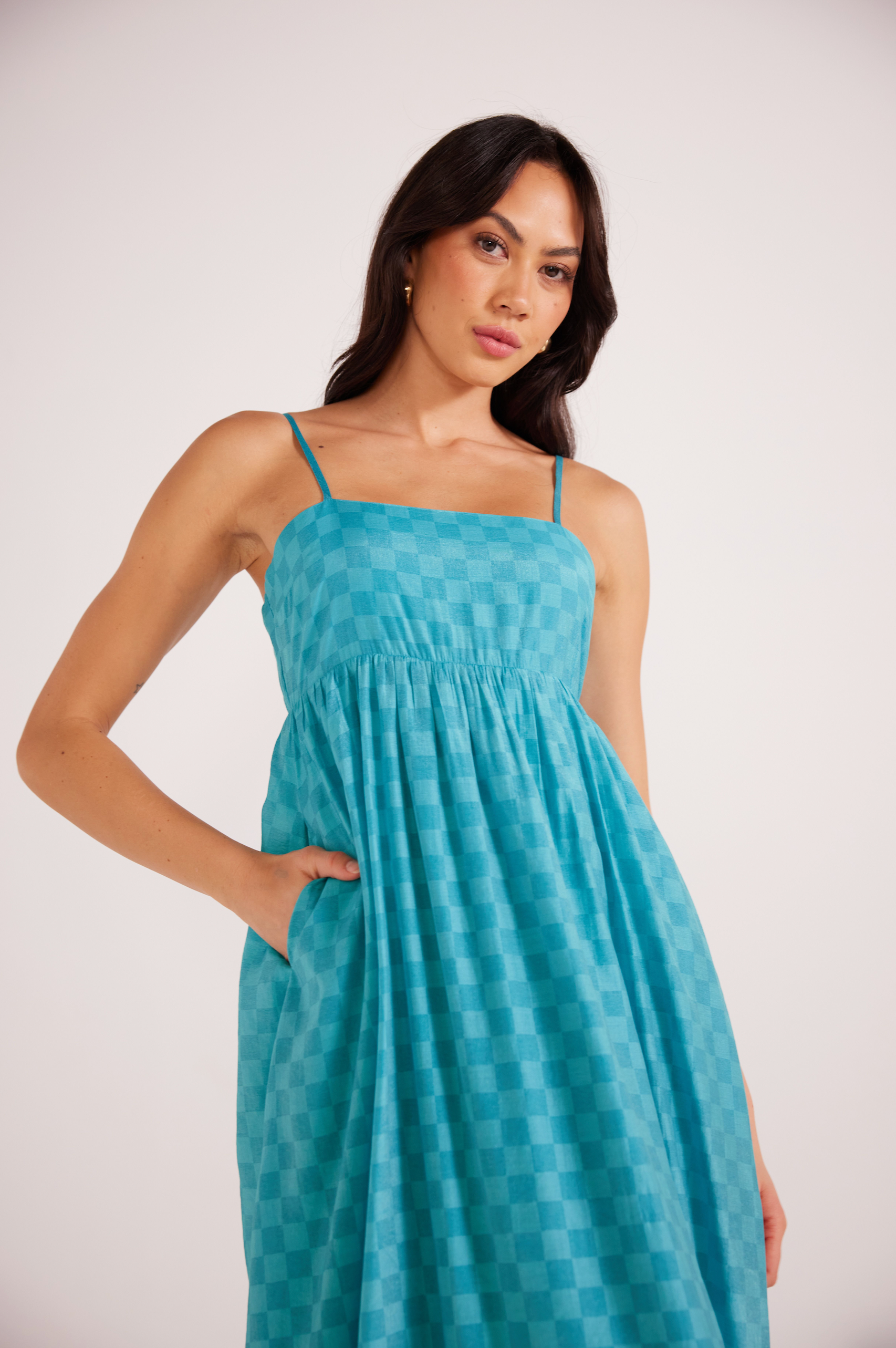 MINKPINK LUCILLE STRAPPY MAXI DRESS