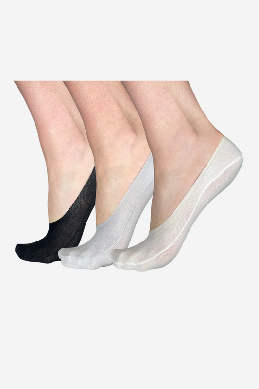 MINX COTTON SOCKETTE - 3 PACK - THE VOGUE STORE