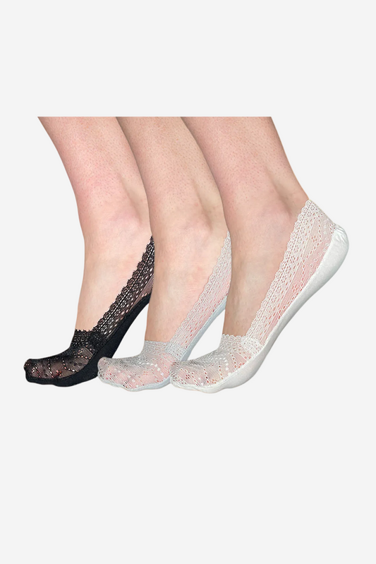 MINX DAINTY SOCKETTE - 3 PACK - THE VOGUE STORE