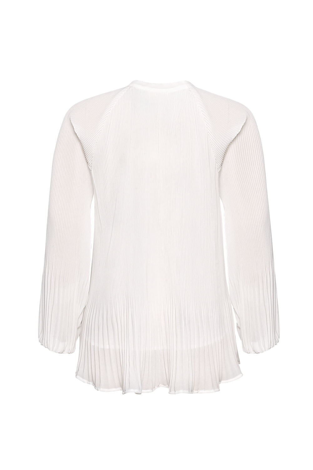 MADLY SWEETLY JUST PLEAT IT TOP - WINTER WHITE - THE VOGUE STORE