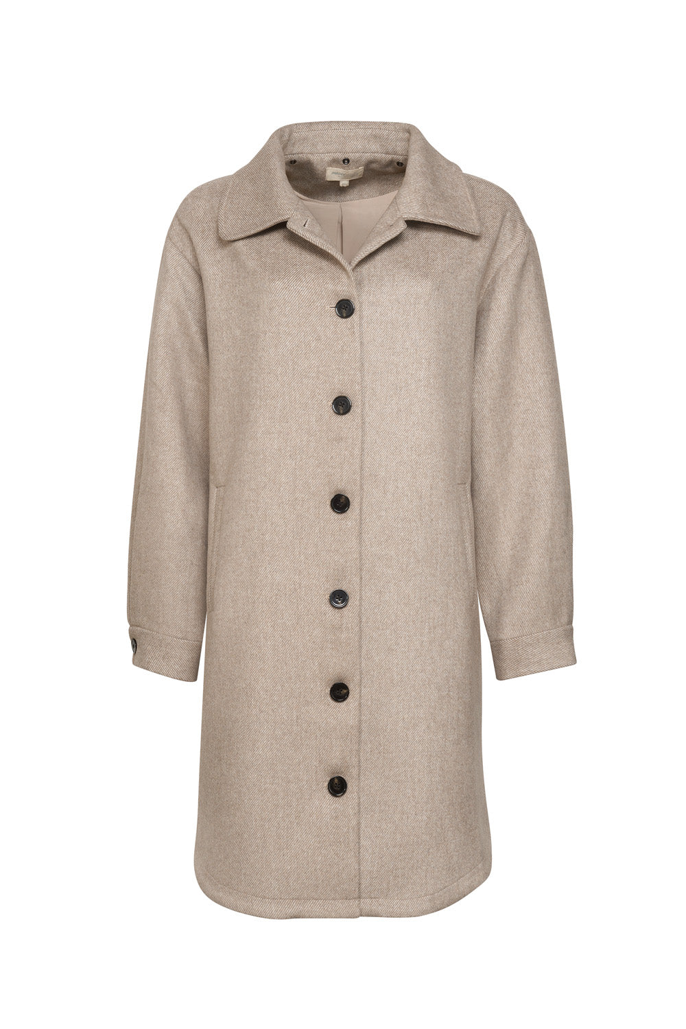 MADLY SWEETLY SUPREME COAT - STONE - THE VOGUE STORE