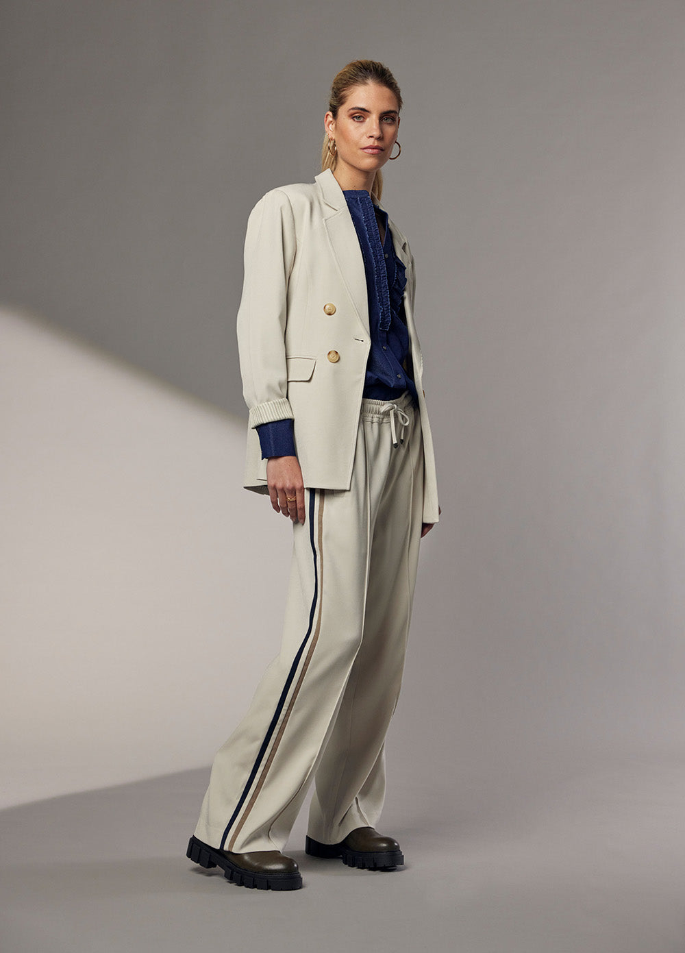 MADLY SWEETLY OPERATOR PANT - STONE - THE VOGUE STORE