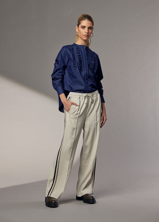 MADLY SWEETLY OPERATOR PANT - STONE - THE VOGUE STORE