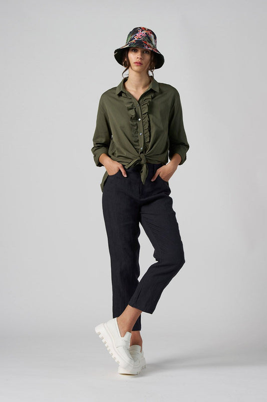 MADLY SWEETLY WISTFUL SHIRT - PALM GREEN - THE VOGUE STORE