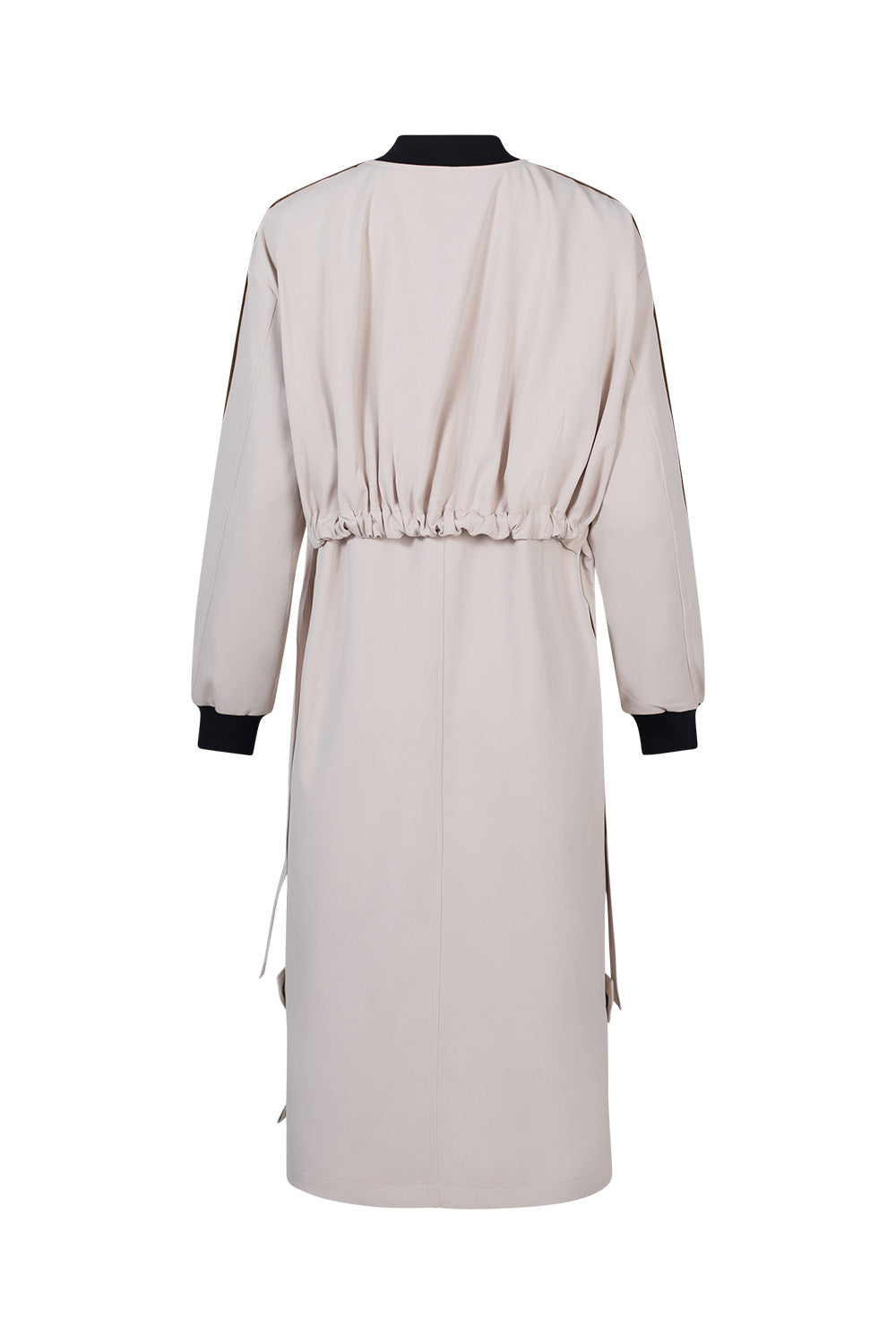 MADLY SWEETLY CIPHER COAT - STONE - THE VOGUE STORE