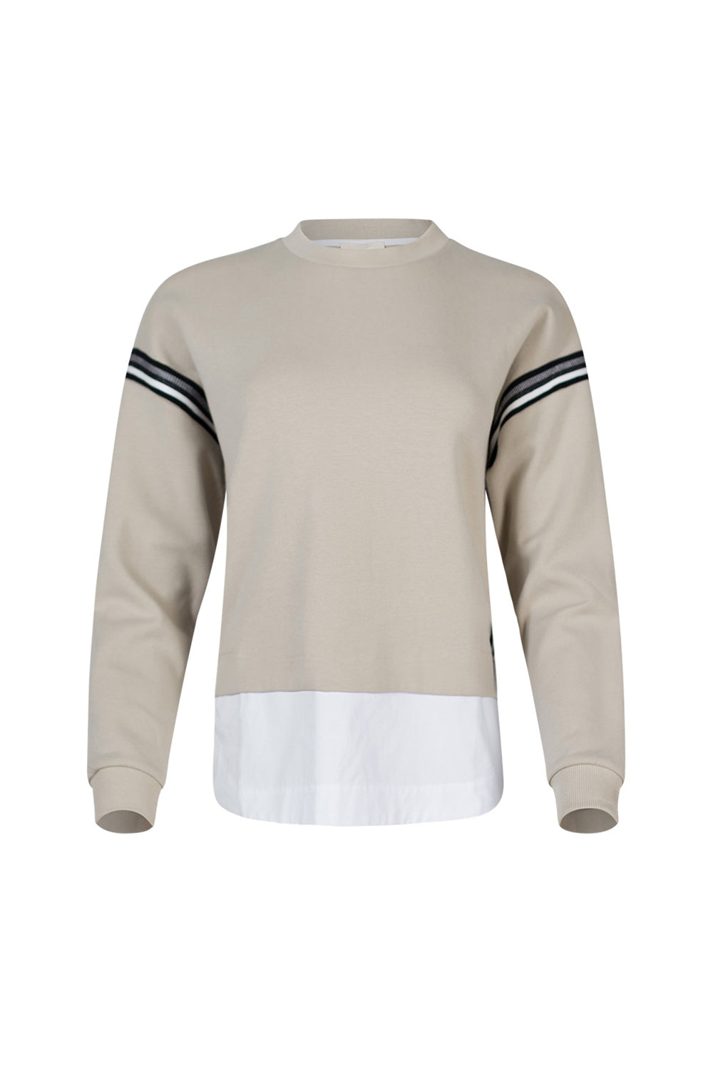 MADLY SWEETLY OSBOURNE SWEATSHIRT - CHALK - THE VOGUE STORE