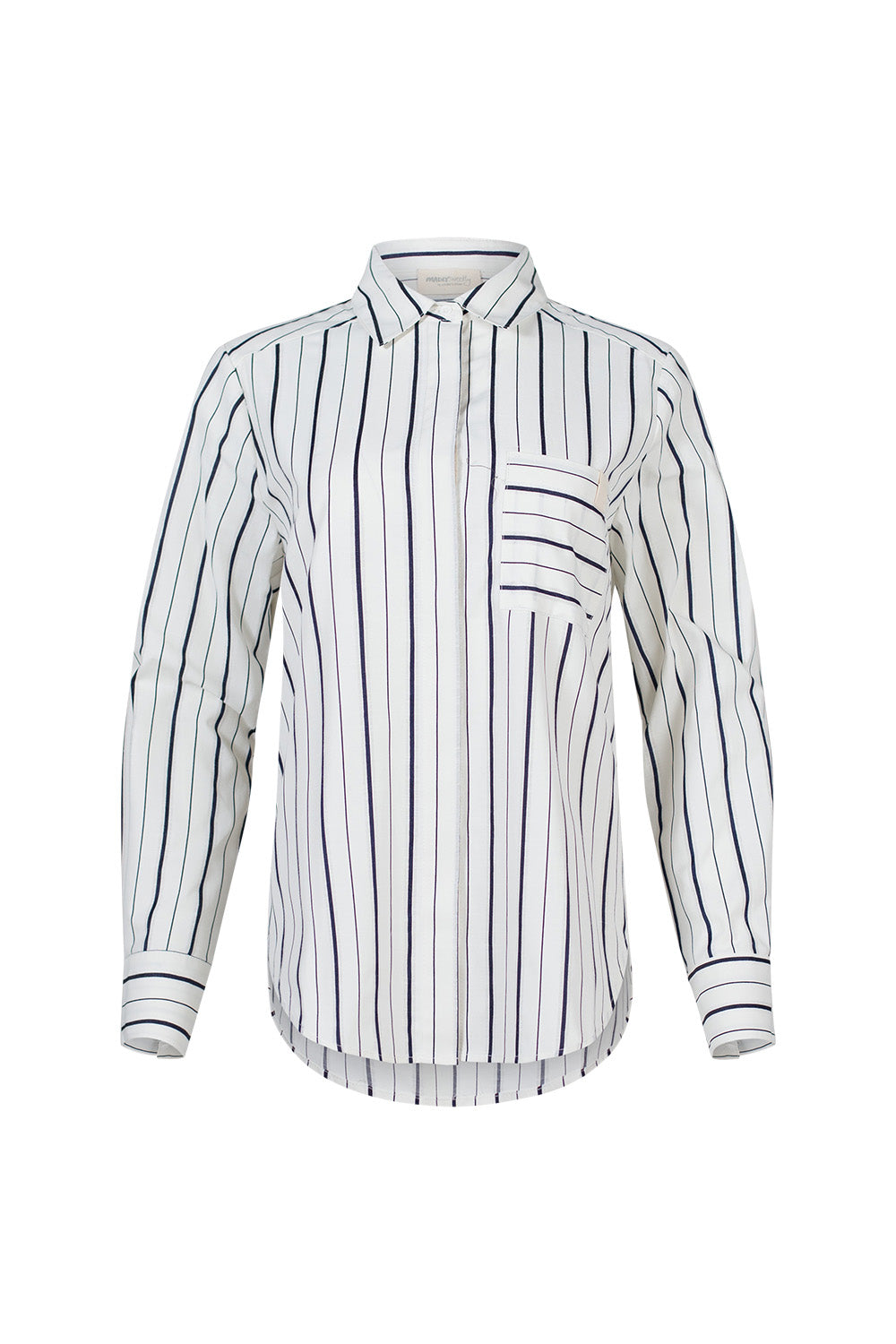 MADLY SWEETLY MI5 SHIRT - NAVY - THE VOGUE STORE