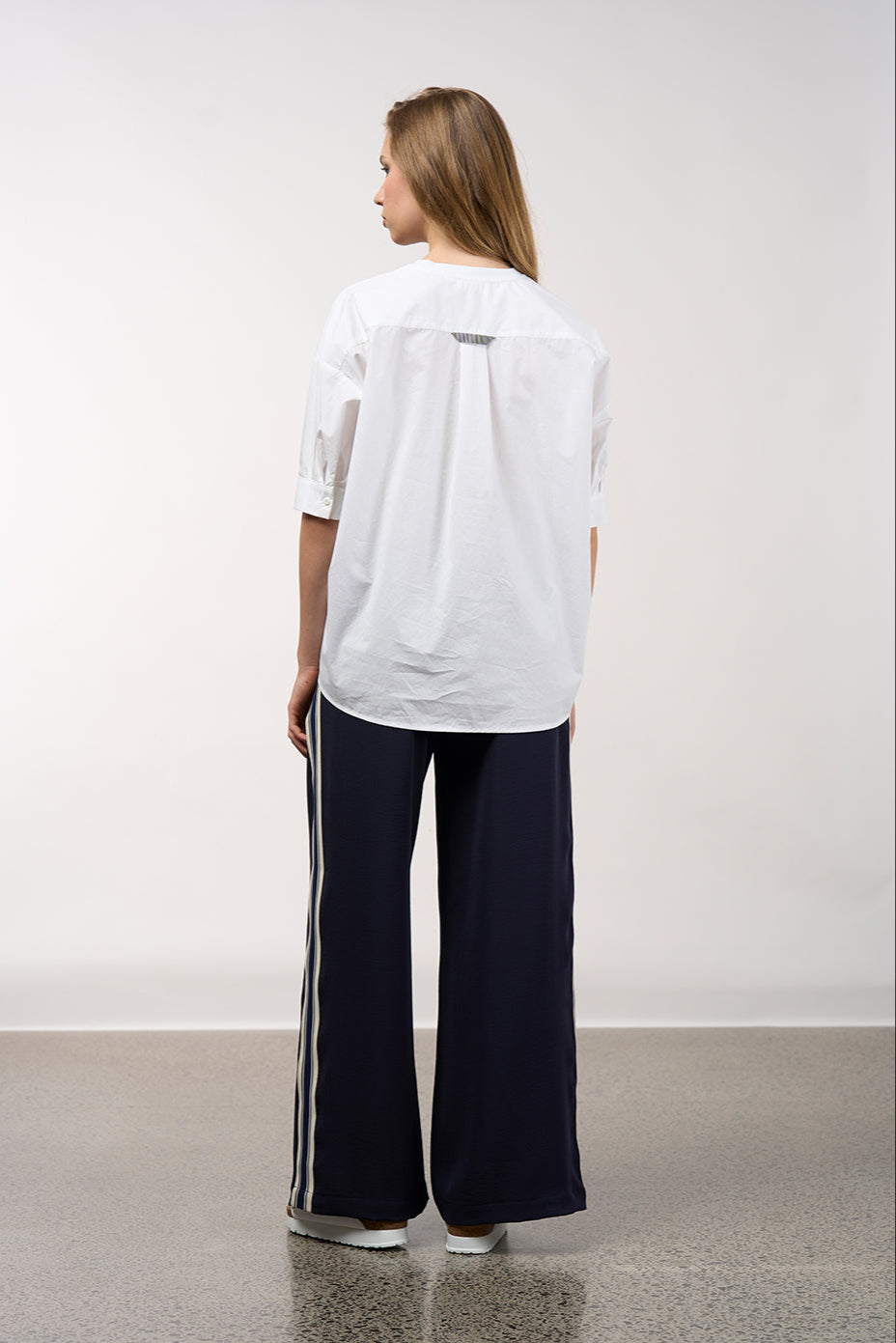 MADLY SWEETLY MIXED MEDIA TOP - WHITE - THE VOGUE STORE