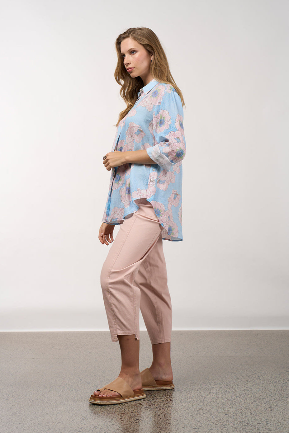MADLY SWEETLY POETIC SHIRT - EGGSHELL MULTI - THE VOGUE STORE