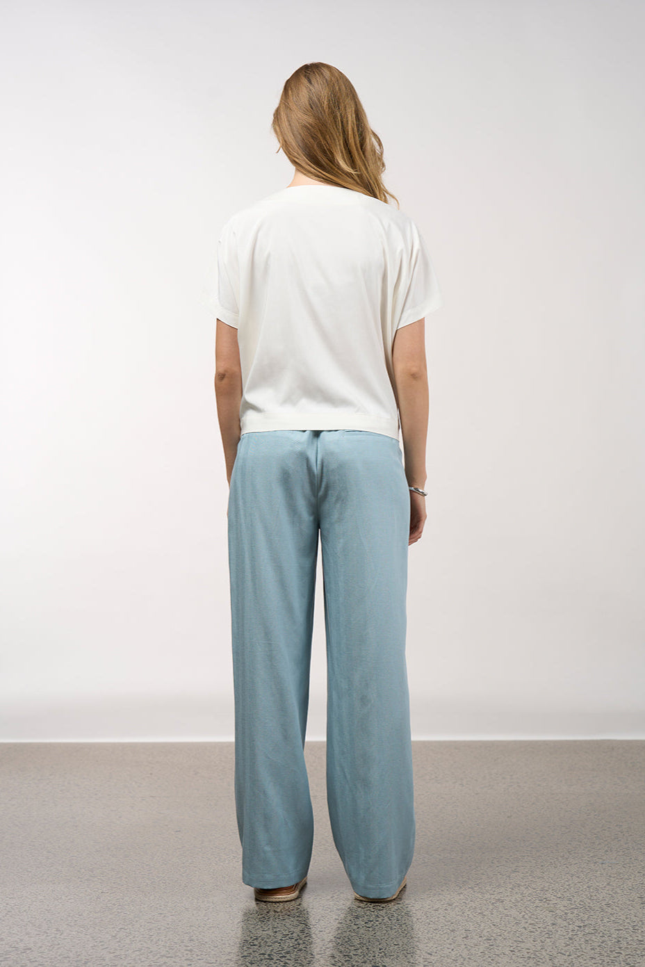 MADLY SWEETLY MERIDIAN PANT - DUCK EGG - THE VOGUE STORE