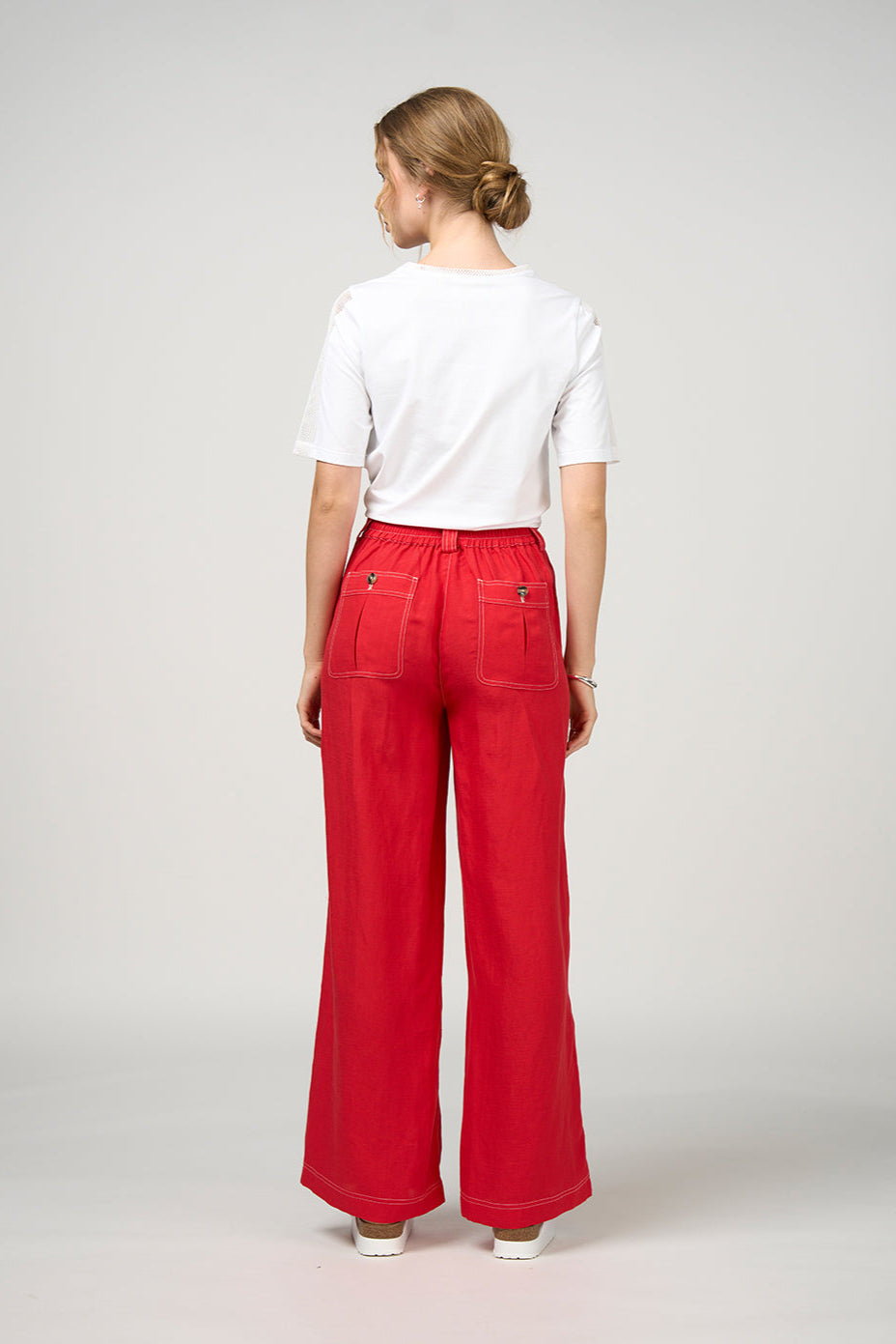 MADLY SWEETLY ASPECT PANT - POPPY - THE VOGUE STORE