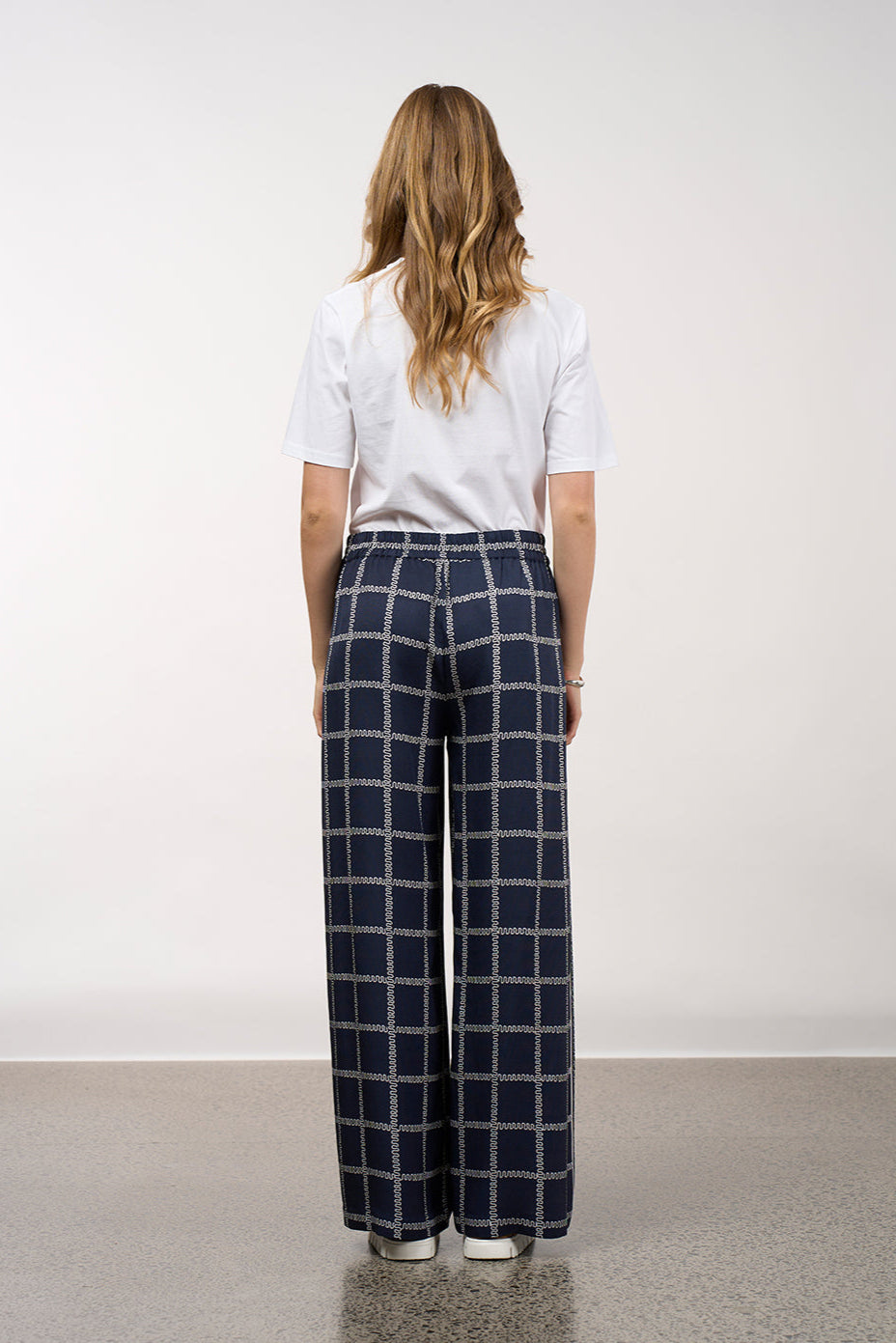 MADLY SWEETLY LYRICAL PANT - NAVY BONE - THE VOGUE STORE