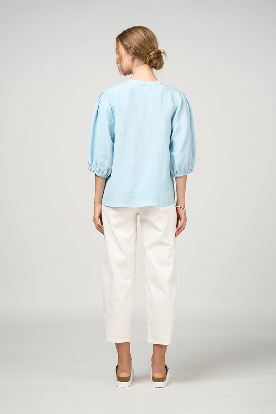 MADLY SWEETLY OCTAVE TOP - EGGSHELL - THE VOGUE STORE 