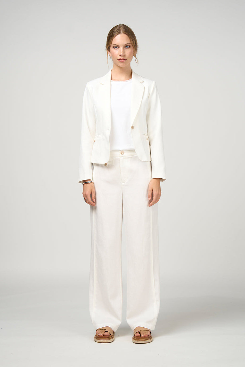 MADLY SWEETLY MERIDIAN JACKET - WHITE - THE VOGUE STORE