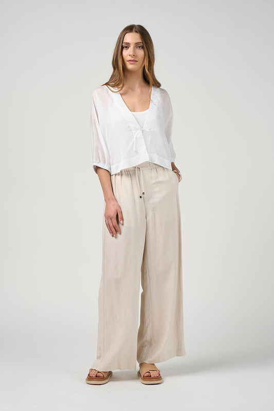 MADLY SWEETLY VEIL JACKET - WHITE - THE VOGUE STORE