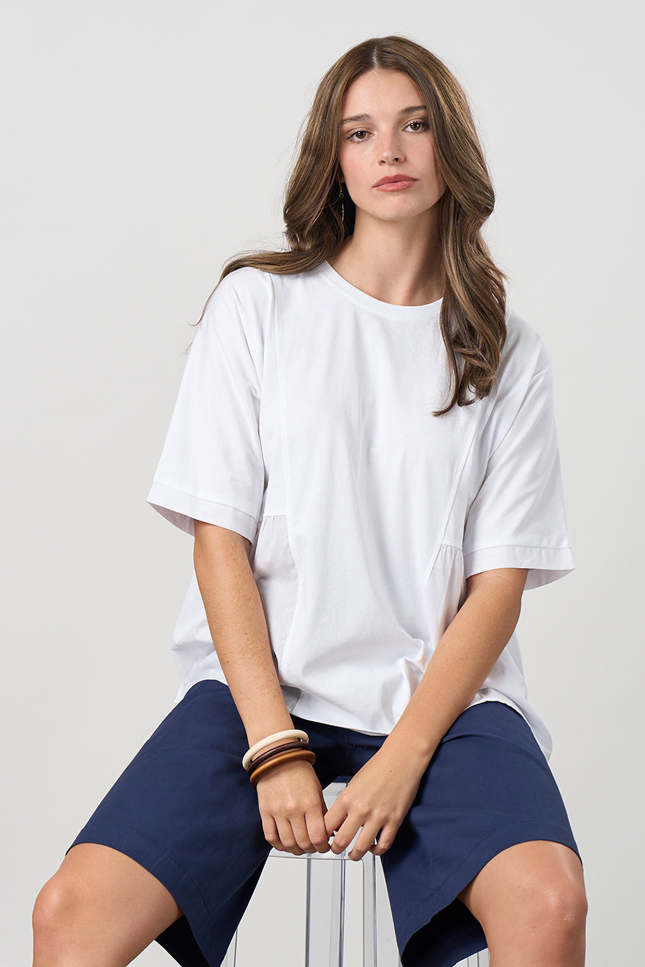 MADLY SWEETLY GOSSAMER TOP - WHITE - THE VOGUE STORE