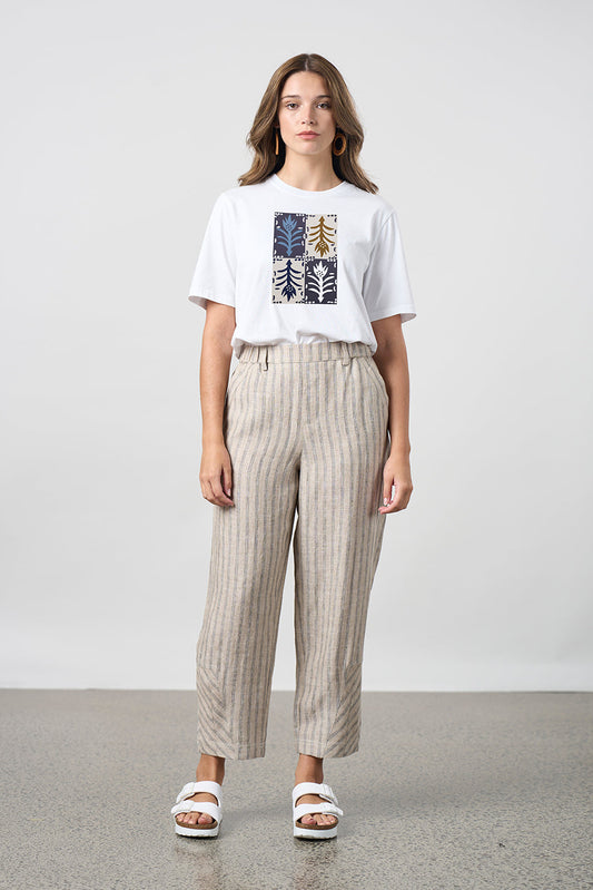 MADLY SWEETLY OUTRO TEE - WHITE QUARTER - THE VOGUE STORE
