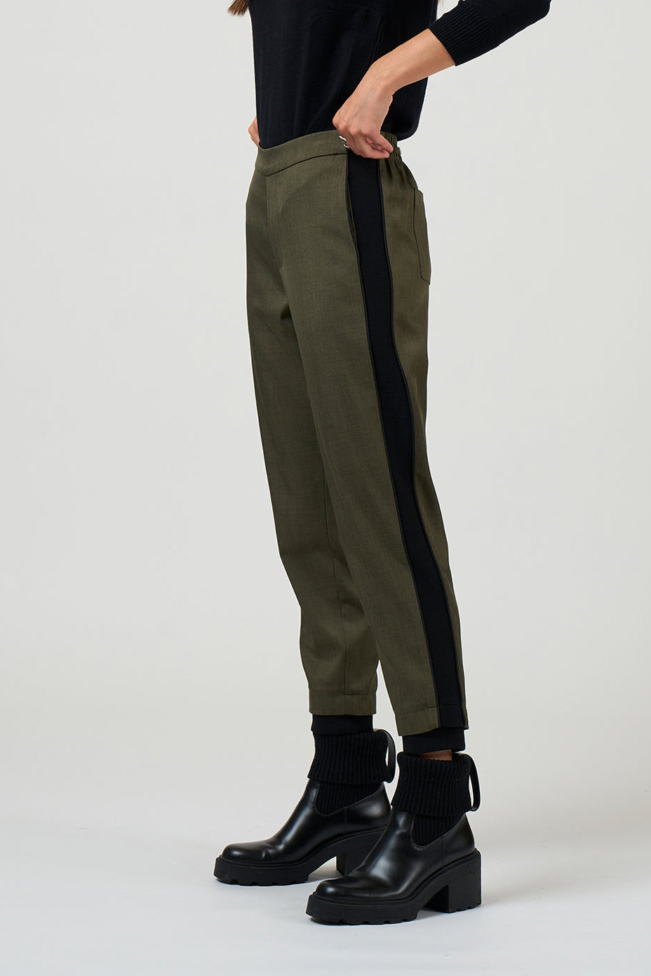 MADLY SWEETLY TACTICAL JOGGER - KHAKI - THE VOGUE STORE