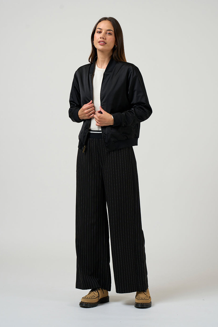 MADLY SWEETLY TRAX JACKET - BLACK/BLACK - THE VOGUE STORE