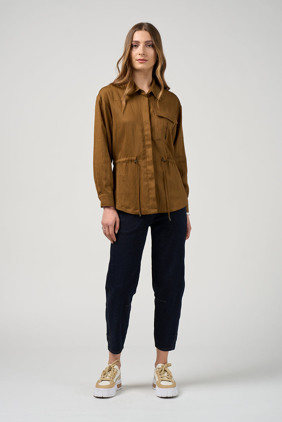 MADLY SWEETLY POLARIS JACKET - BRONZE - THE VOGUE STORE