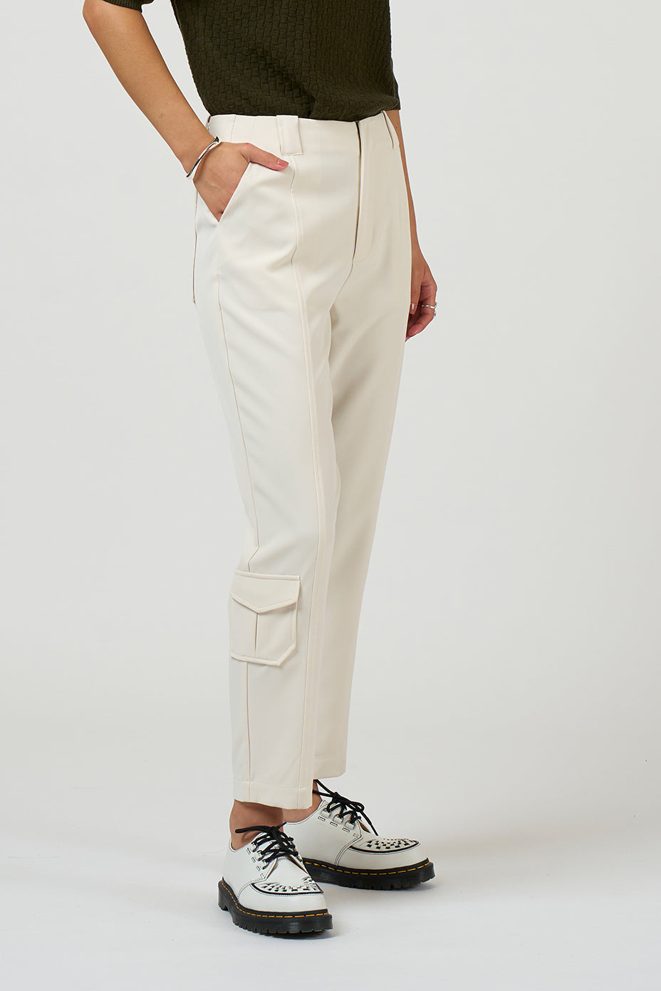 MADLY SWEETLY CAVALRY PANT - VANILLA - THE VOGUE STORE