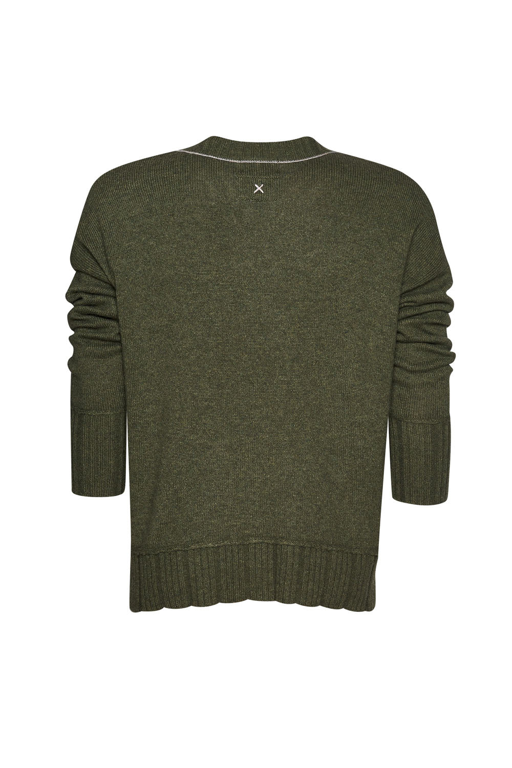 MADLY SWEETLY GIRLS CLUB SWEATER - OLIVE - THE VOGUE STORE