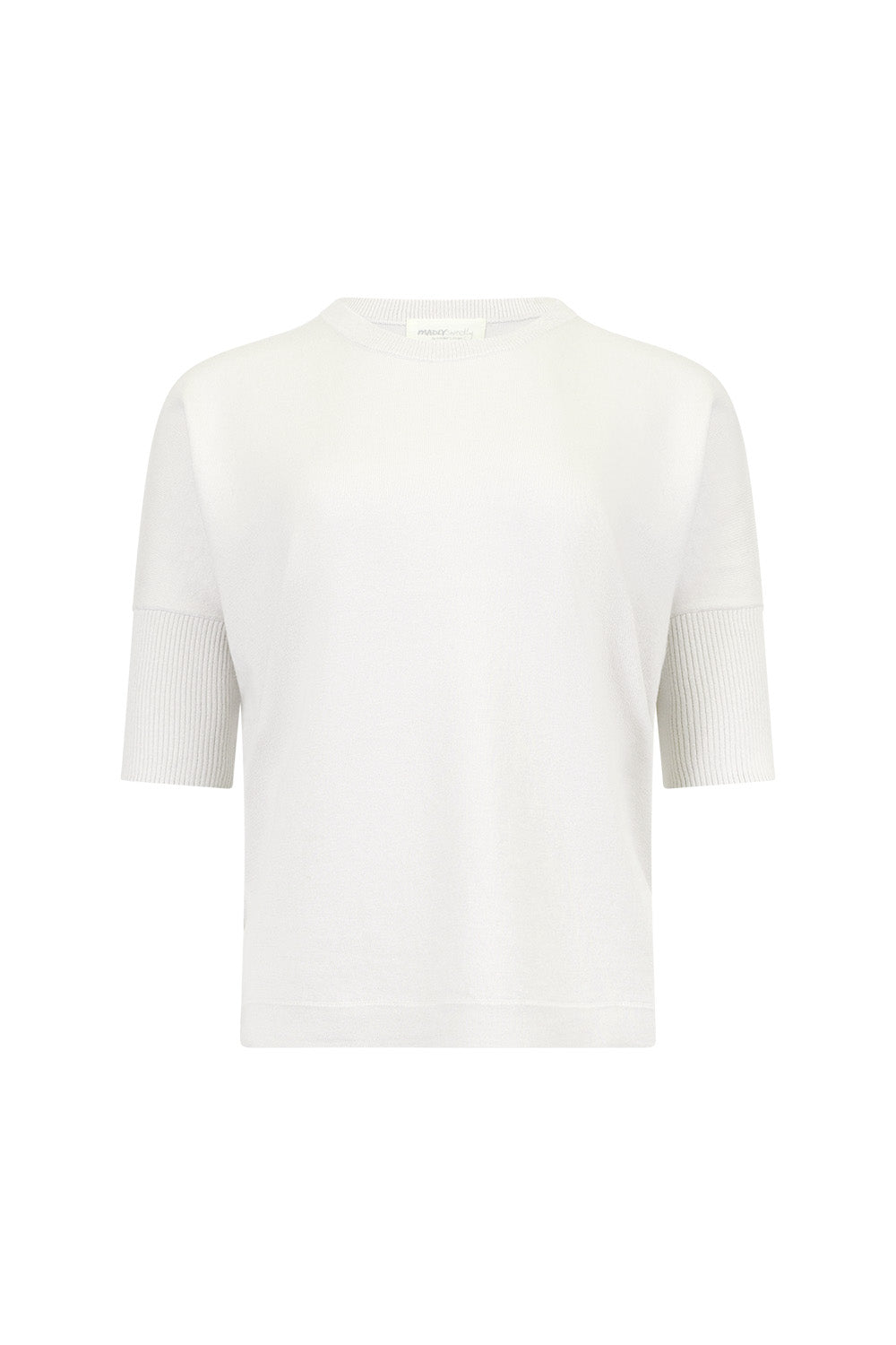 MADLY SWEETLY EVERYWEAR TEE - BUTTERCREAM - THE VOGUE STORE