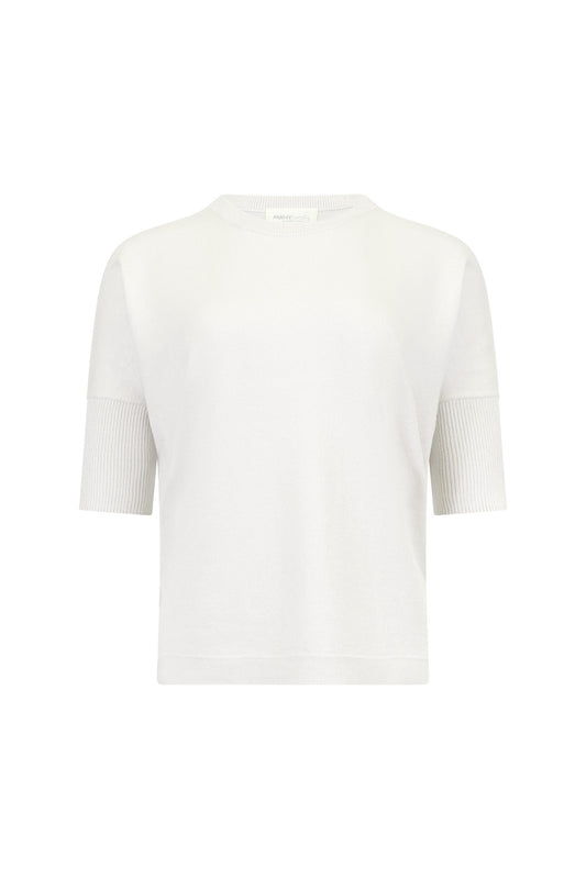 MADLY SWEETLY EVERYWEAR TEE - BUTTERCREAM - THE VOGUE STORE