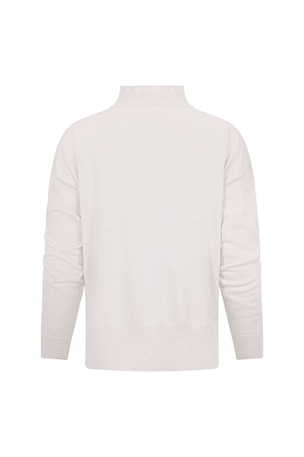 MADLY SWEETLY EVERYWEAR DRAWSTRING SWEATER - SILVER - THE VOGUE STORE