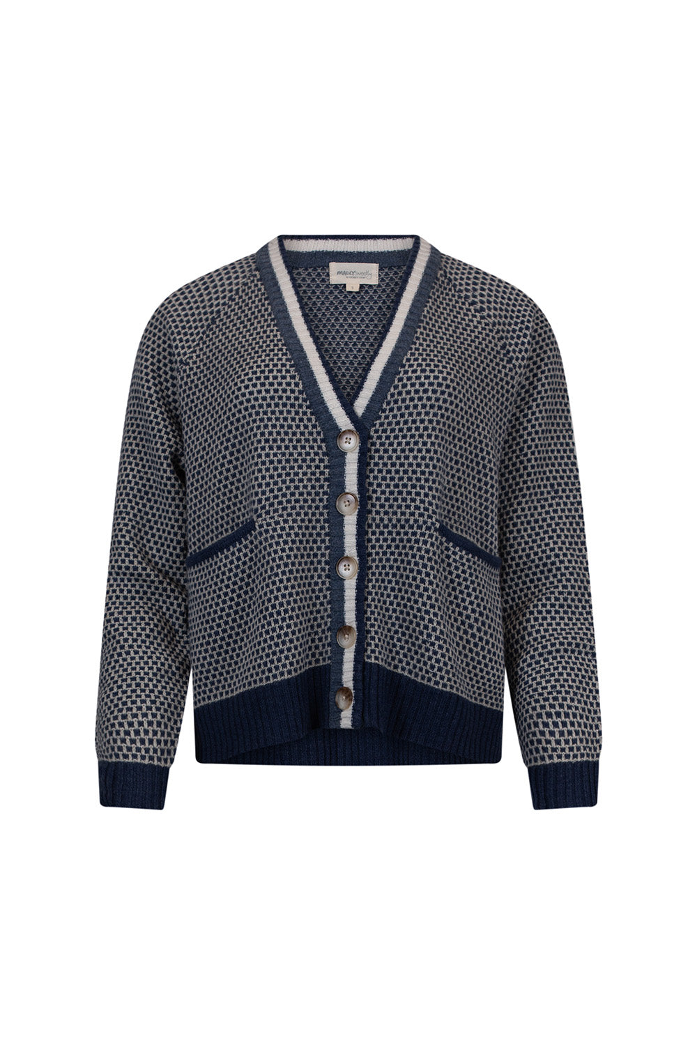 MADLY SWEETLY COMPASS CARDI - DENIM - THE VOGUE STORE