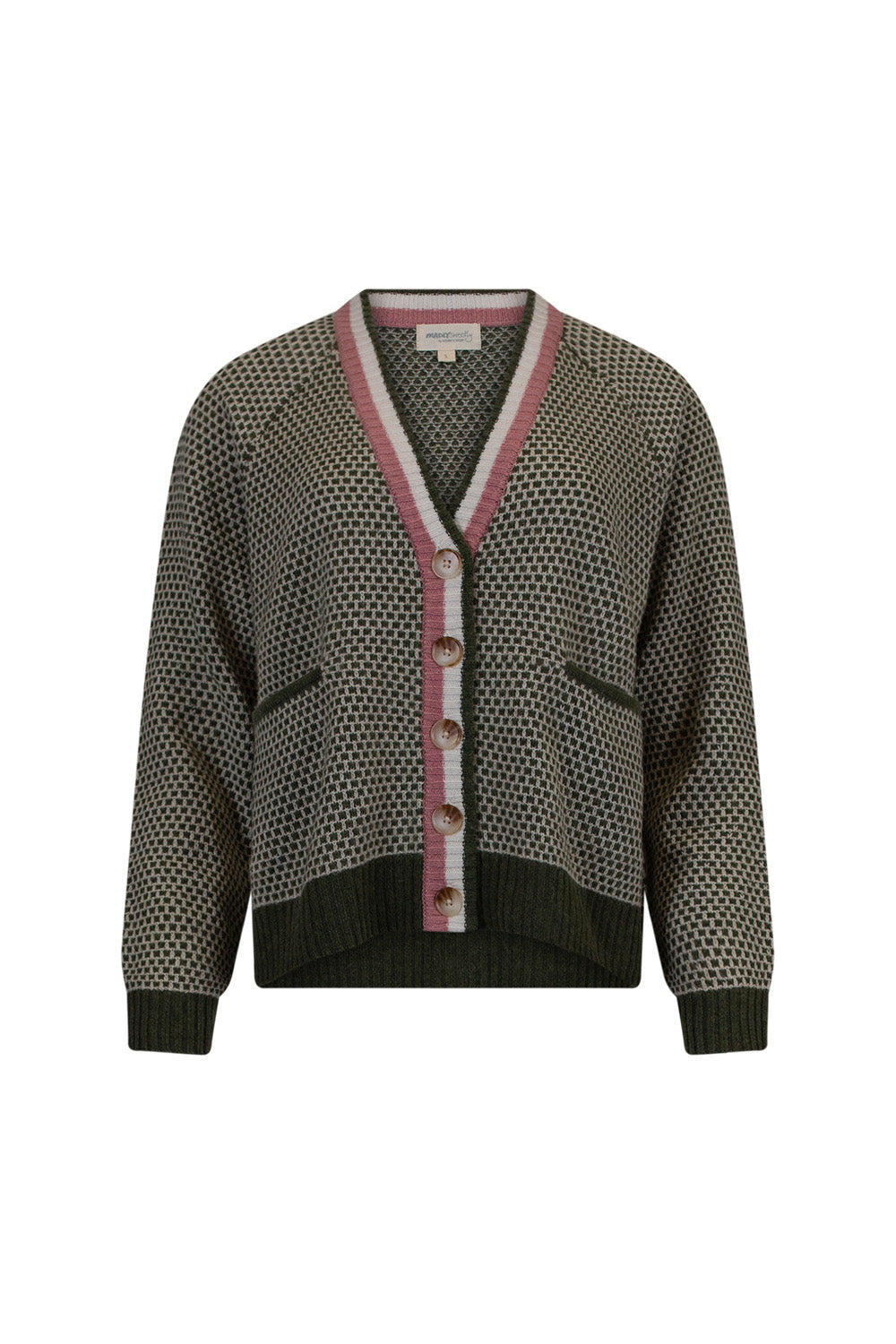 MADLY SWEETLY COMPASS CARDI - GRASS - THE VOGUE STORE