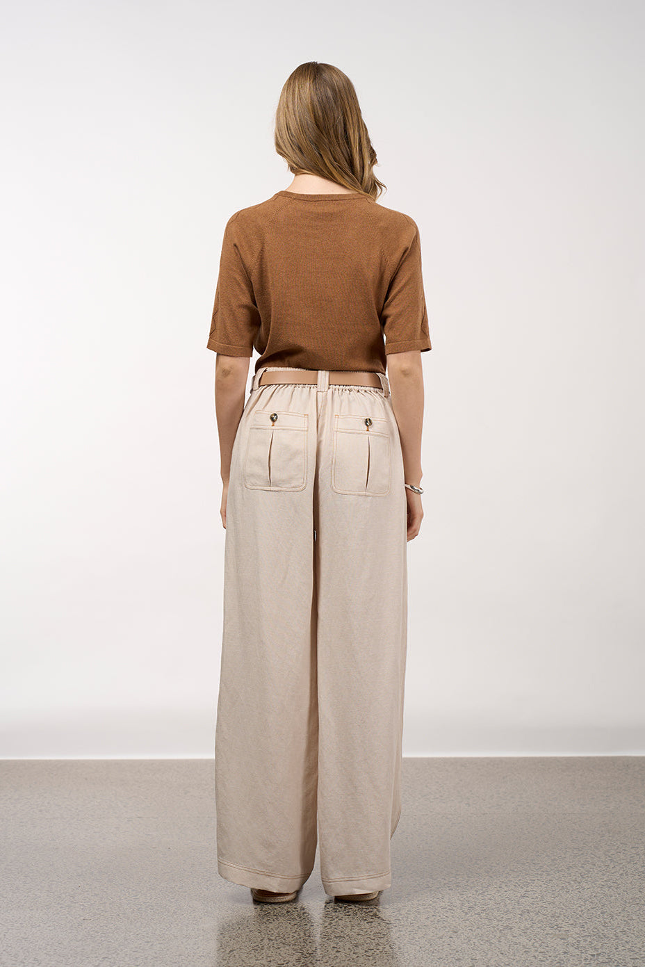 MADLY SWEETLY ASPECT PANT - BONE - THE VOGUE STORE