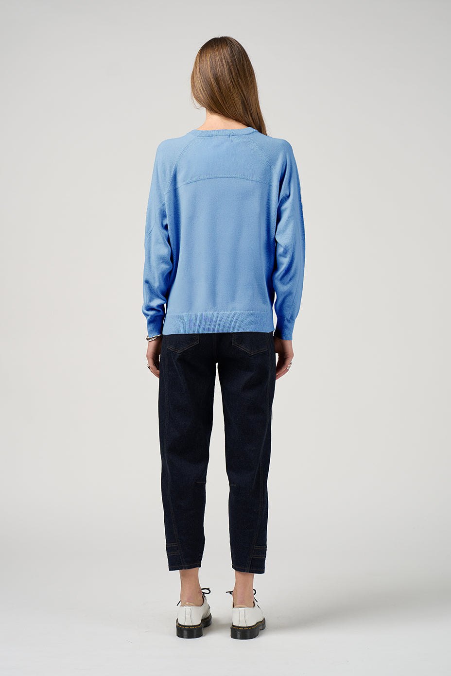 MADLY SWEETLY CURRENT SWEATER - SKY - THE VOGUE STORE