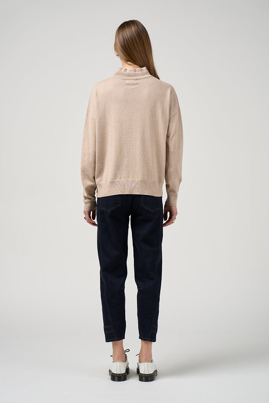 MADLY SWEETLY CIRCUIT SWEATER - BISCUIT - THE VOGUE STORE