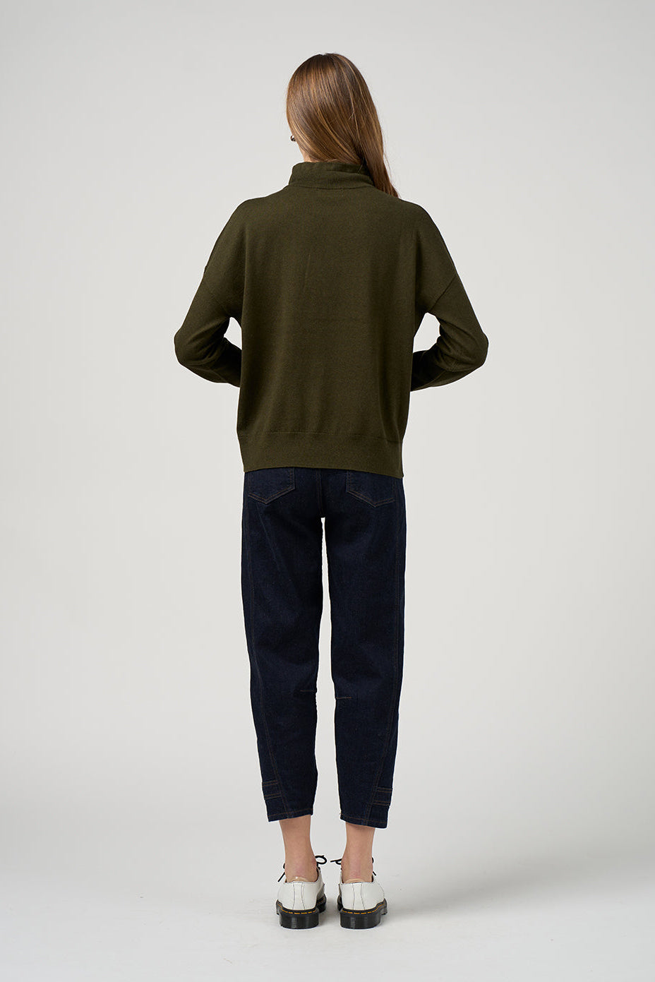 MADLY SWEETLY CIRCUIT SWEATER - KHAKI - THE VOGUE STORE