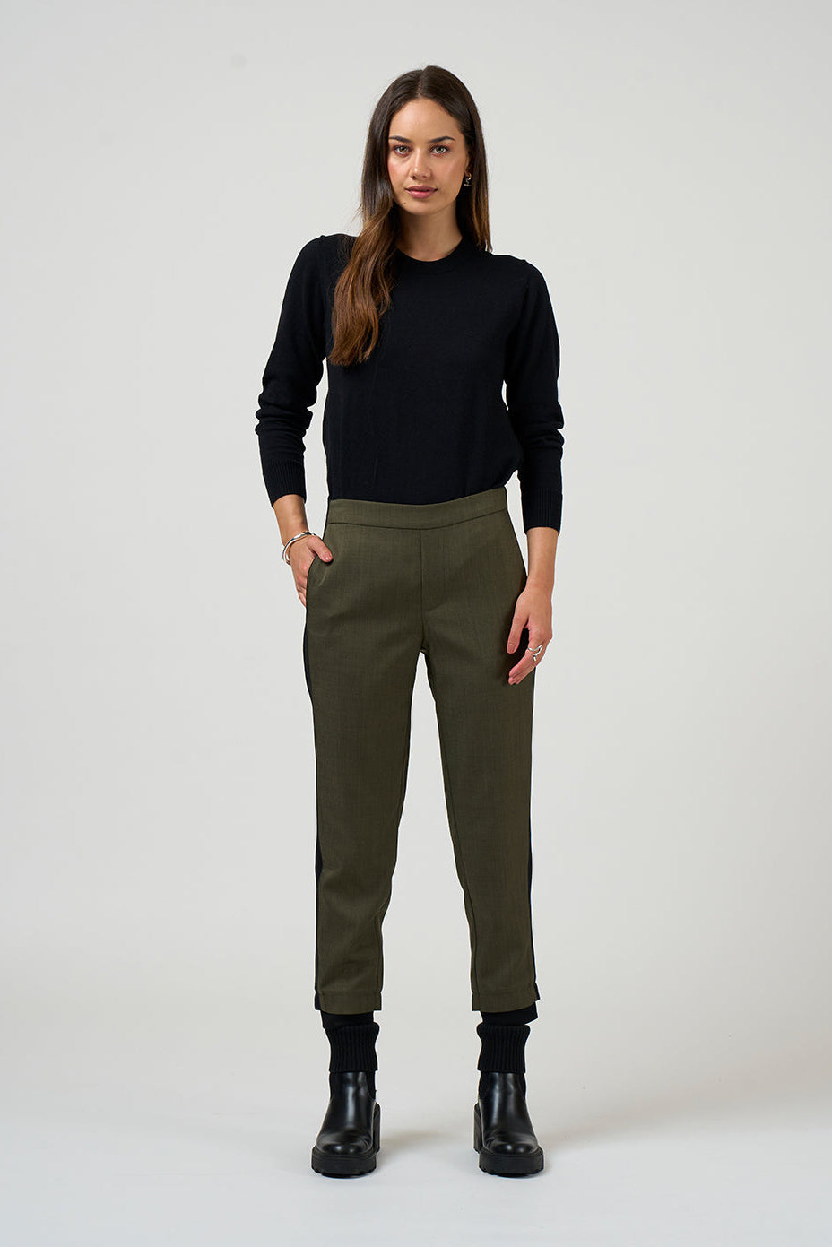 MADLY SWEETLY TACTICAL JOGGER - KHAKI - THE VOGUE STORE