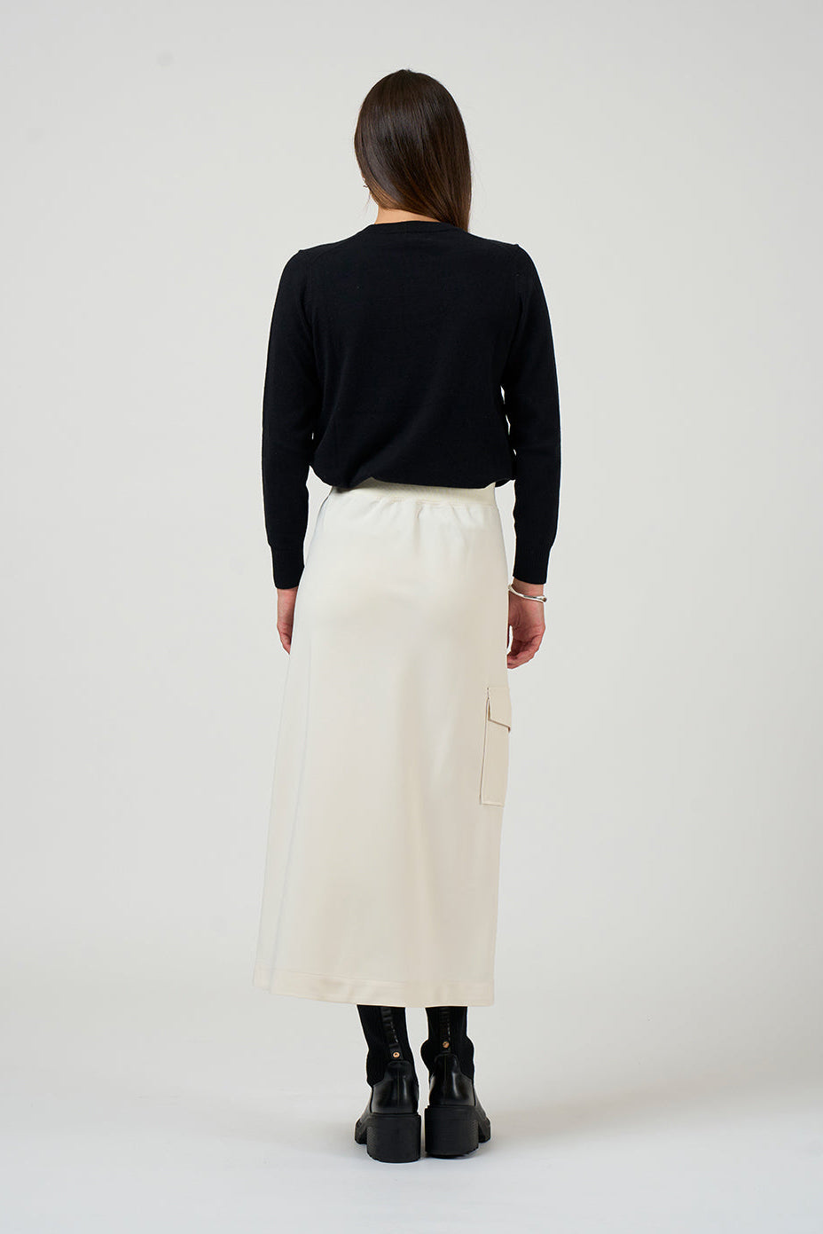 MADLY SWEETLY CAVALRY SKIRT - VANILLA - THE VOGUE STORE