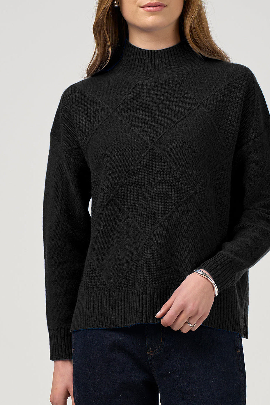 MADLY SWEETLY DRESSAGE SWEATER - BLACK - THE VOGUE STORE
