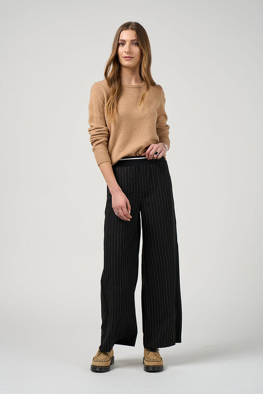 MADLY SWEETLY TRAX PANT - BLACK - THE VOGUE STORE