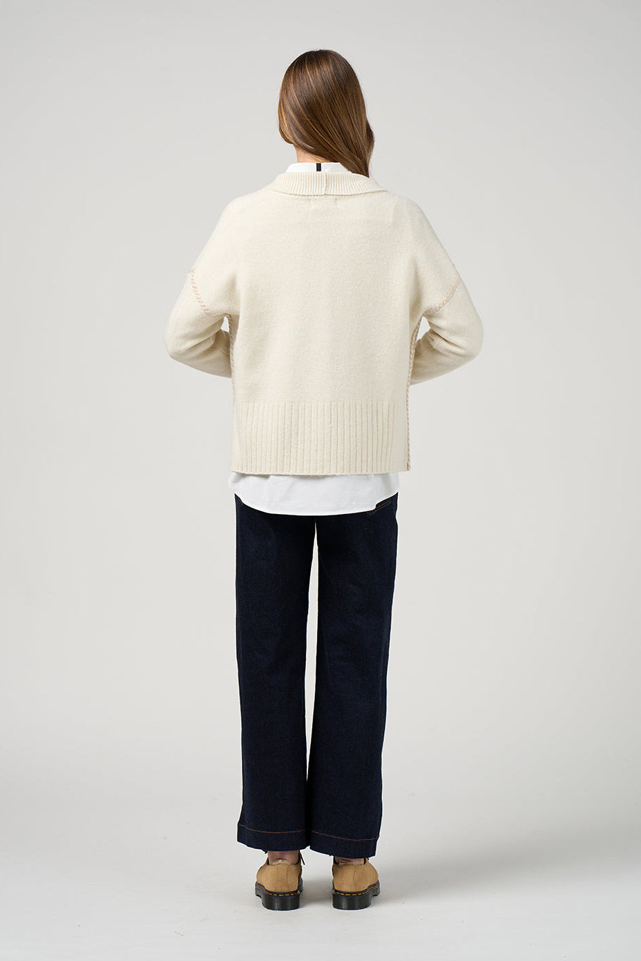 MADLY SWEETLY FIRESIDE CARDI - VANILLA - THE VOGUE STORE