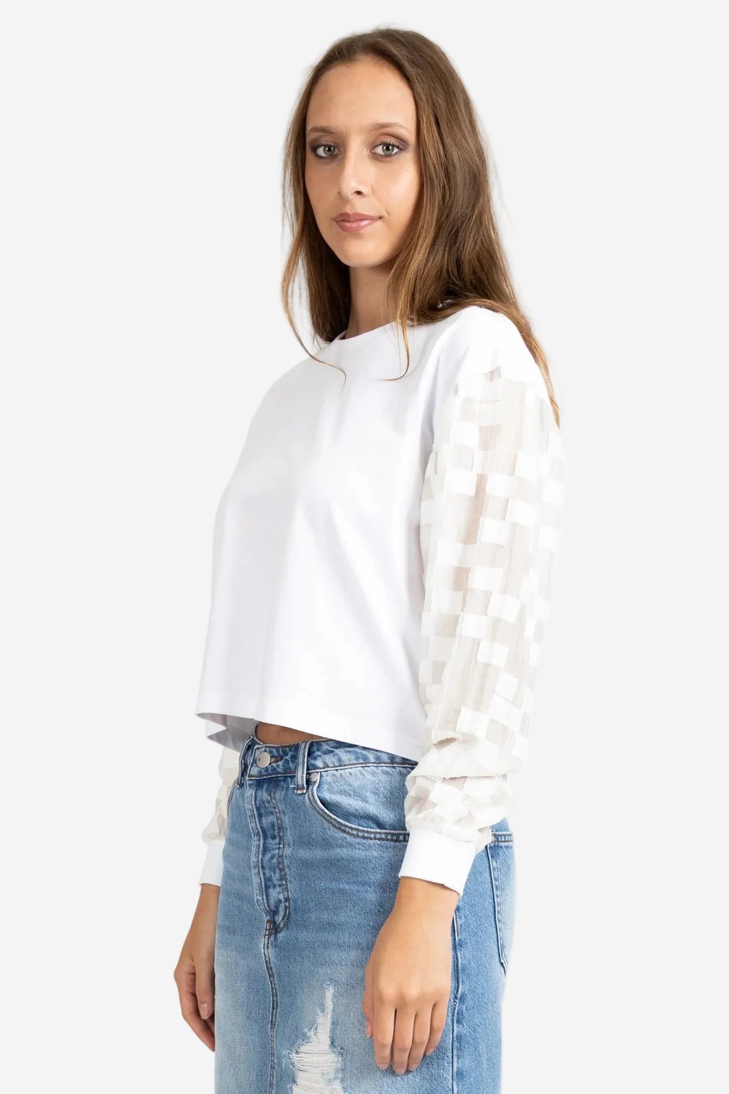 FEDERATION GOODBYE TOP - WHITE - THE VOGUE STORE