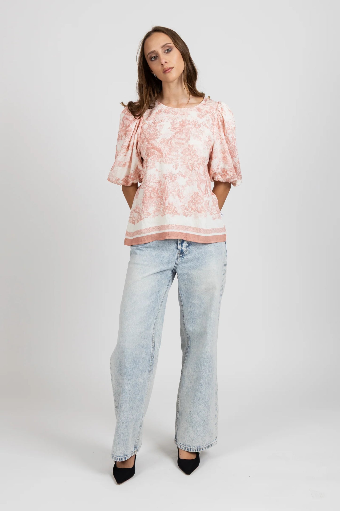 FEDERATION PUNCH TOP - PINK - THE VOGUE STORE