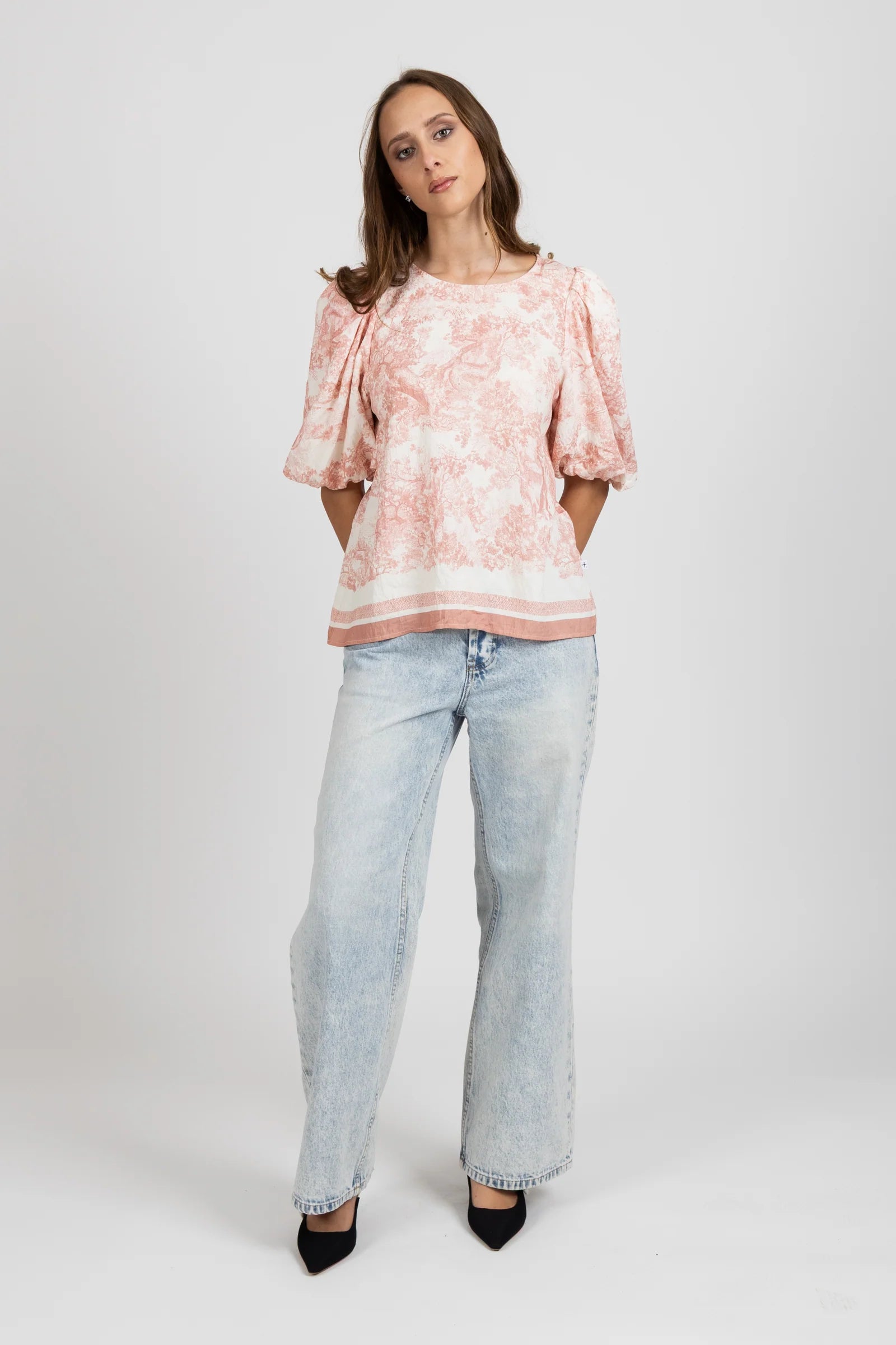 FEDERATION PUNCH TOP - PINK - THE VOGUE STORE
