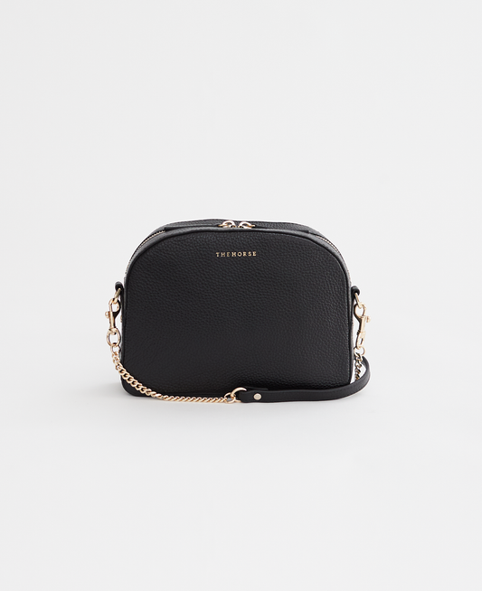 THE HORSE DOME BAG - BLACK - THE VOGUE STORE