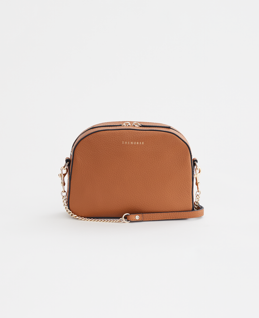 THE HORSE DOME BAG - TAN - THE VOGUE STORE