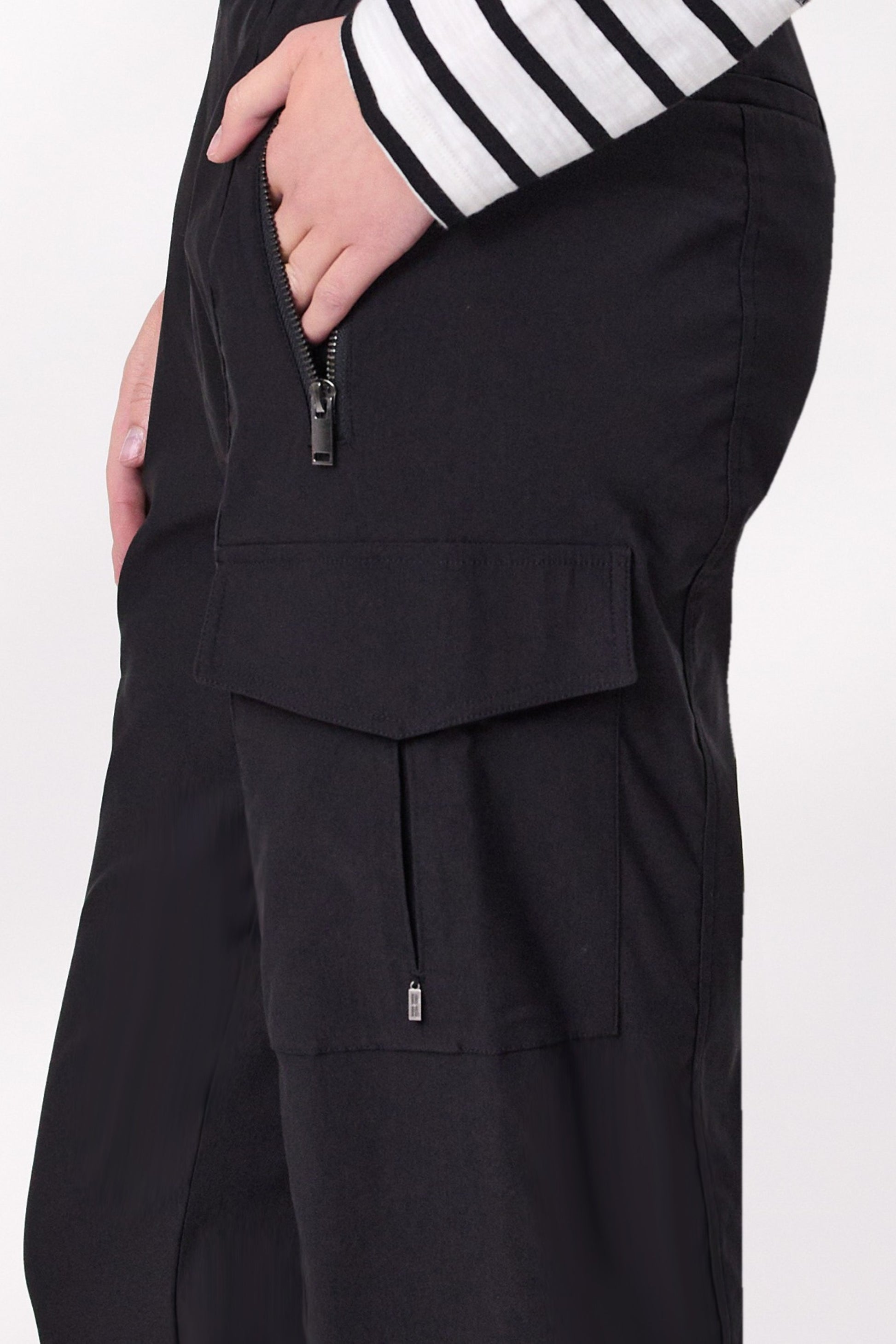 DESIGN NATION RAPID PANT - BLACK - THE VOGUE STORE