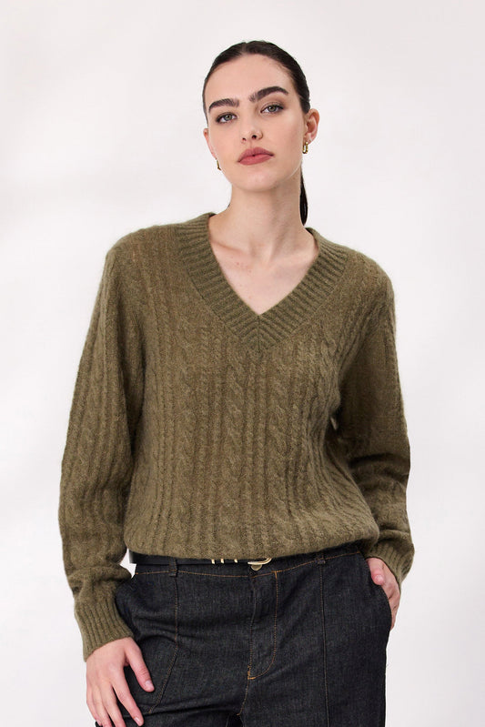DESIGN NATION PHANTOM JUMPER - KHAKI - THE VOGUE STORE