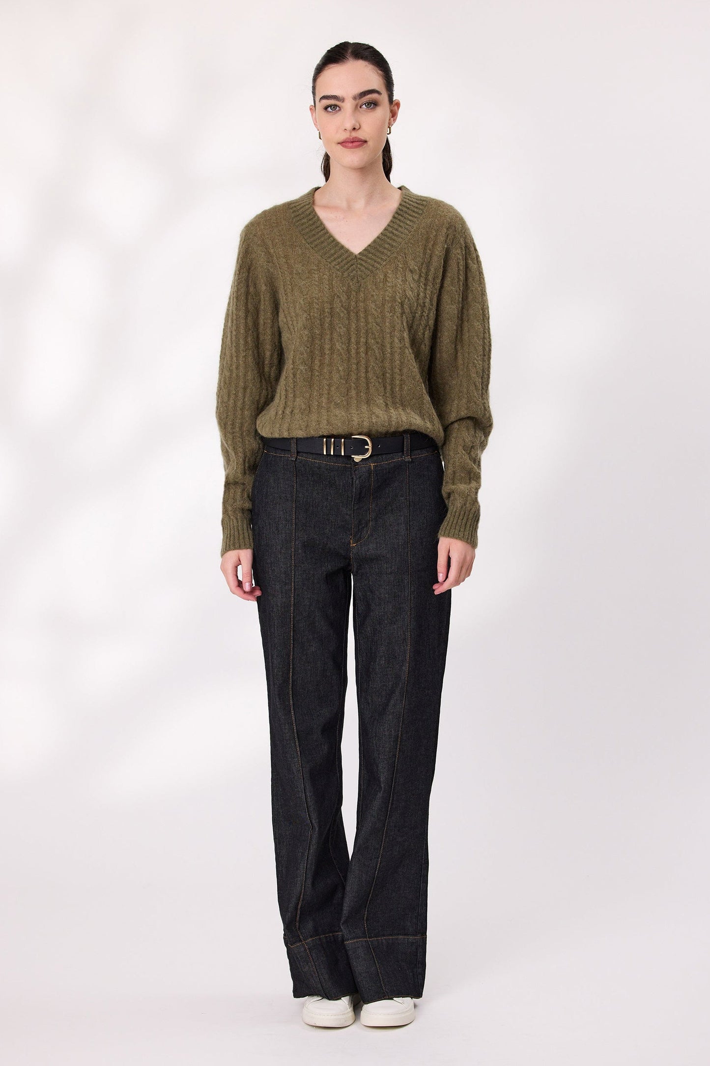 DESIGN NATION PHANTOM JUMPER - KHAKI - THE VOGUE STORE