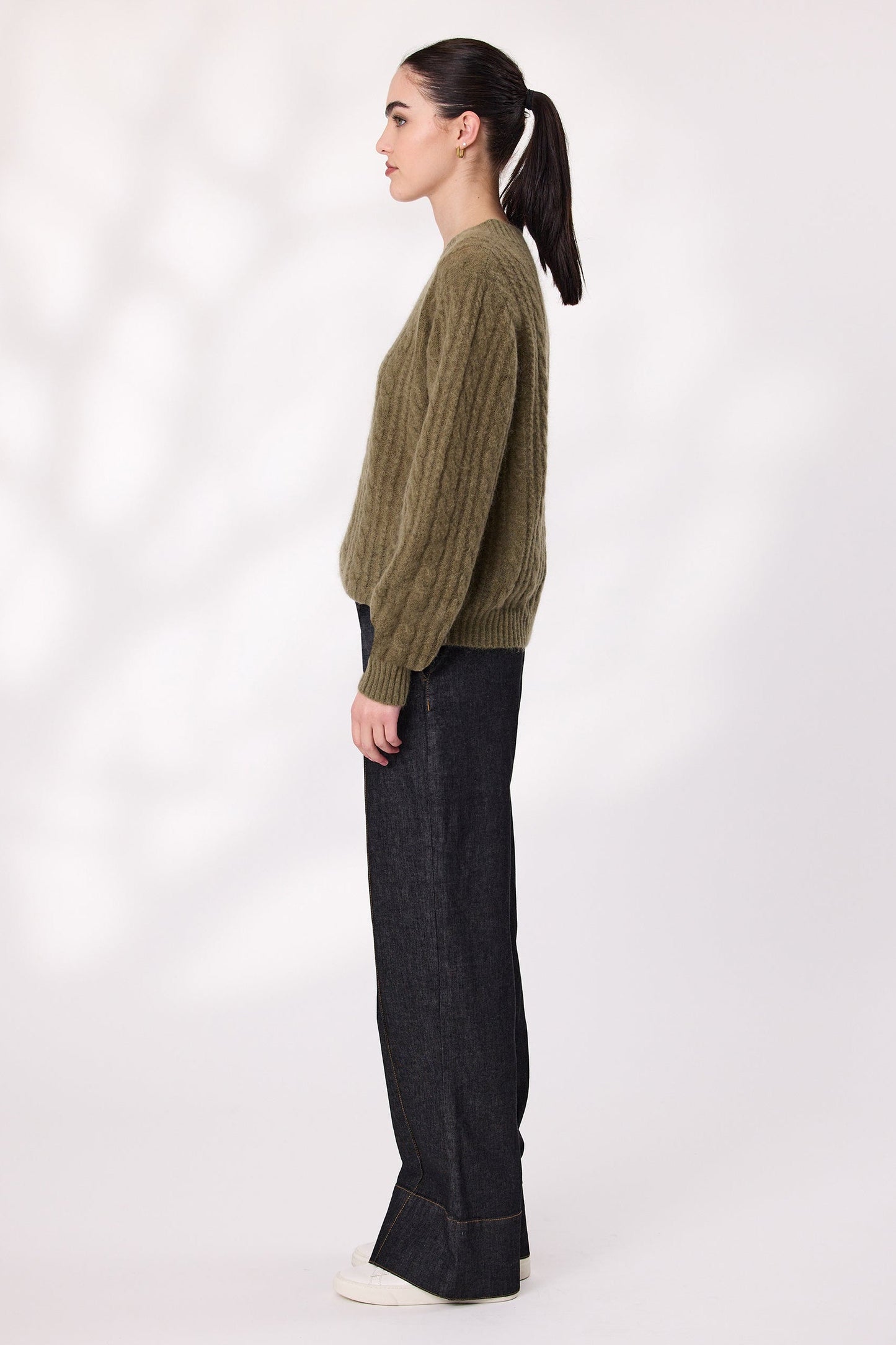 DESIGN NATION PHANTOM JUMPER - KHAKI - THE VOGUE STORE